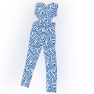 Blue & White jumpsuit. Worn two times. Size L.